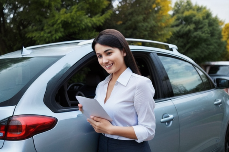 A checklist with requirements for car loans, showing items like income proof and car registration